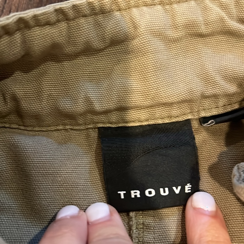 Trouve Tan Button-Up Jacket - Picture 2 of 3